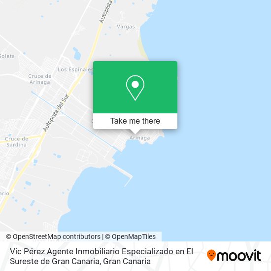 mapa Vic Pérez Agente Inmobiliario Especializado en El Sureste de Gran Canaria