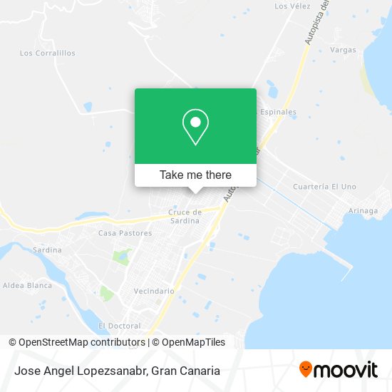 Jose Angel Lopezsanabr map