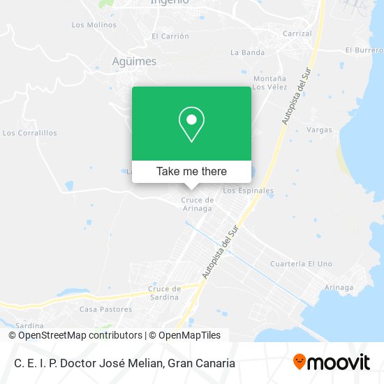 C. E. I. P. Doctor José Melian map