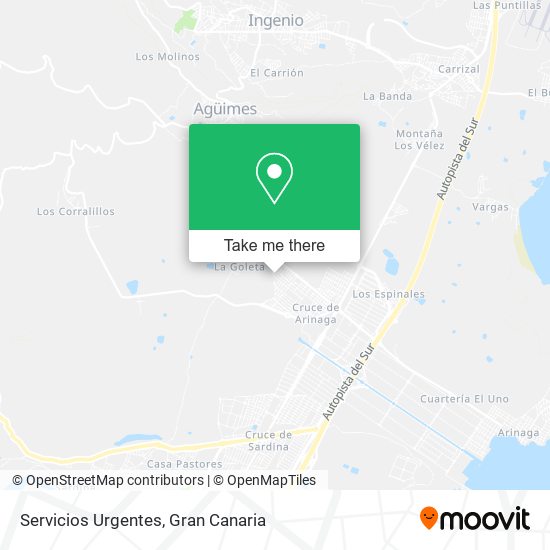 mapa Servicios Urgentes