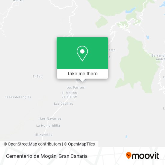 mapa Cementerio de Mogán