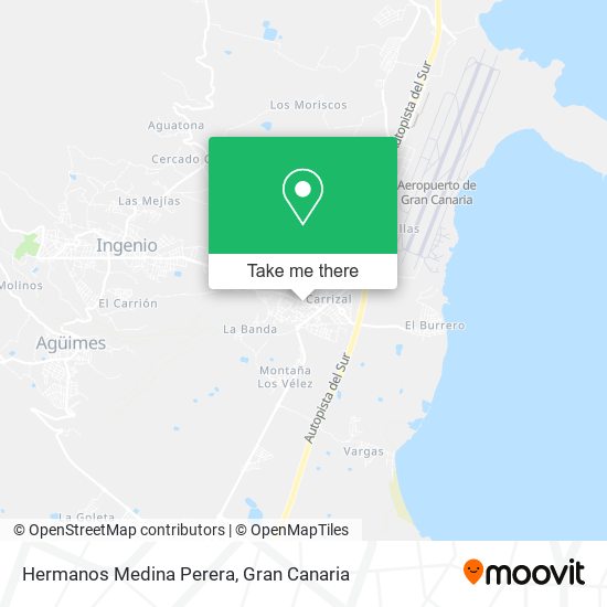 Hermanos Medina Perera map