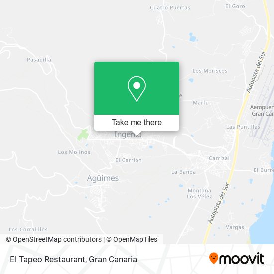 mapa El Tapeo Restaurant