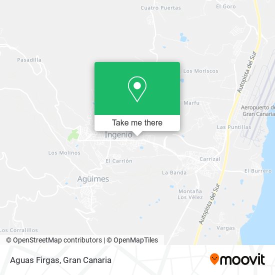 Aguas Firgas map