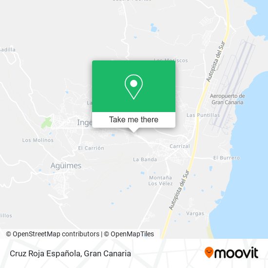 Cruz Roja Española map