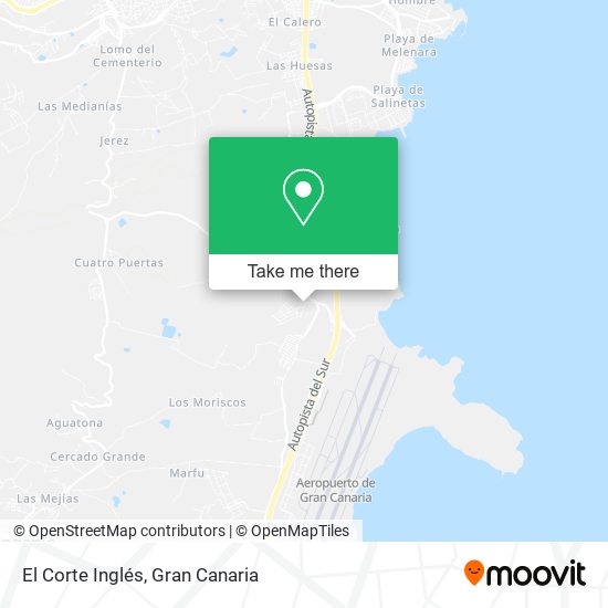 El Corte Inglés map