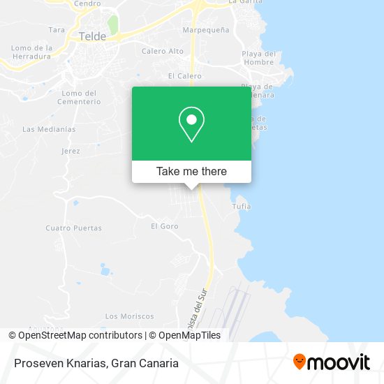 mapa Proseven Knarias