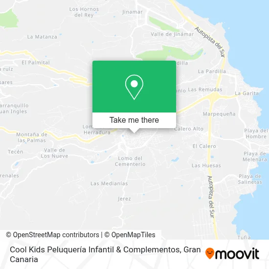 Cool Kids Peluquería Infantil & Complementos map