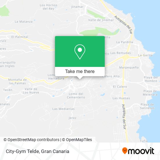 mapa City-Gym Telde