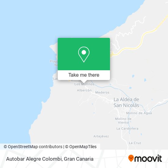 Autobar Alegre Colombi map