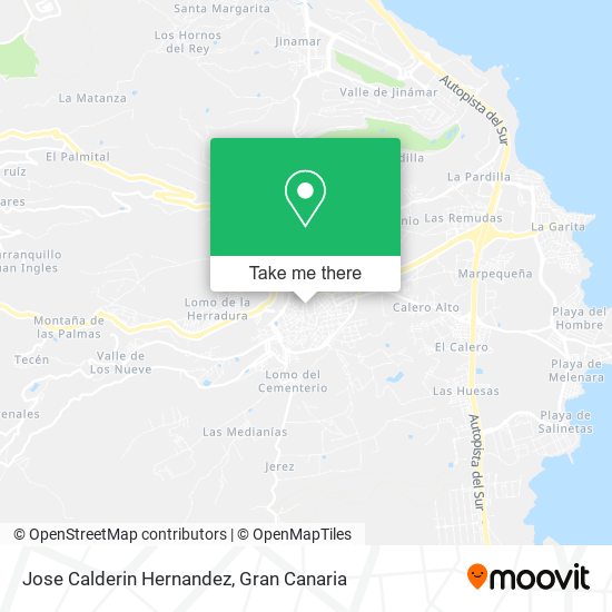 Jose Calderin Hernandez map