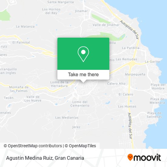 Agustin Medina Ruiz map