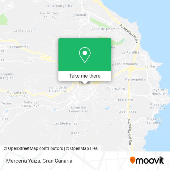 Merceria Yaiza map