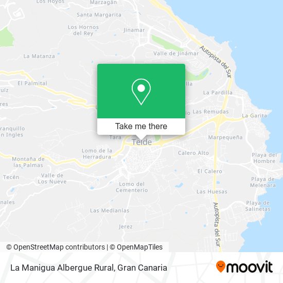 La Manigua Albergue Rural map