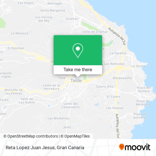 Reta Lopez Juan Jesus map