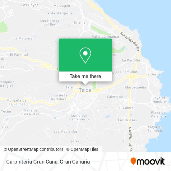 Carpinteria Gran Cana map