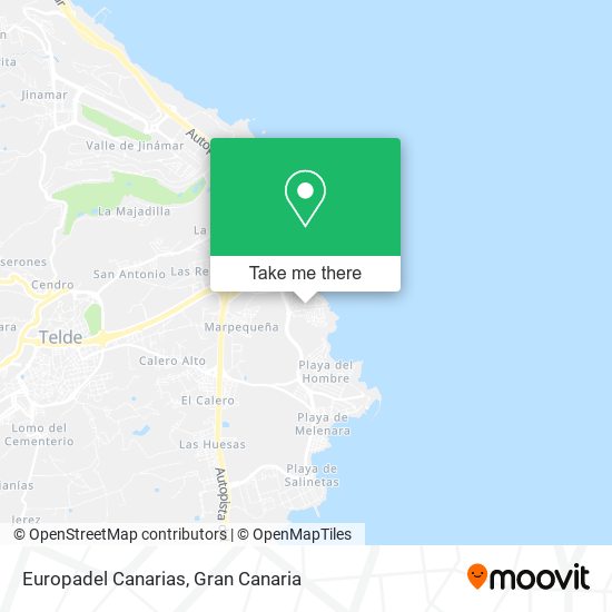 Europadel Canarias map