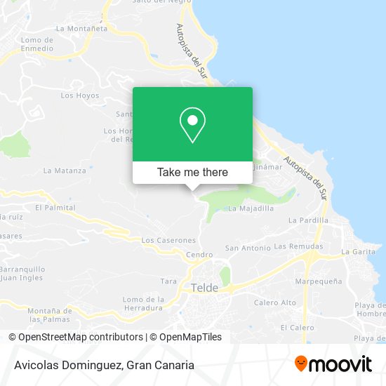 Avicolas Dominguez map