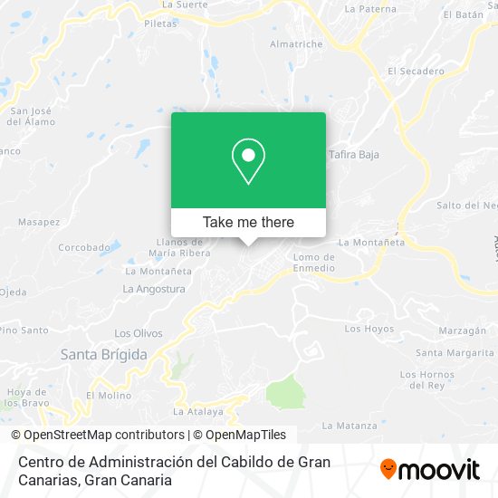 Centro de Administración del Cabildo de Gran Canarias map