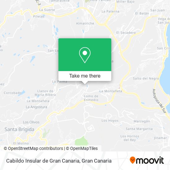 Cabildo Insular de Gran Canaria map