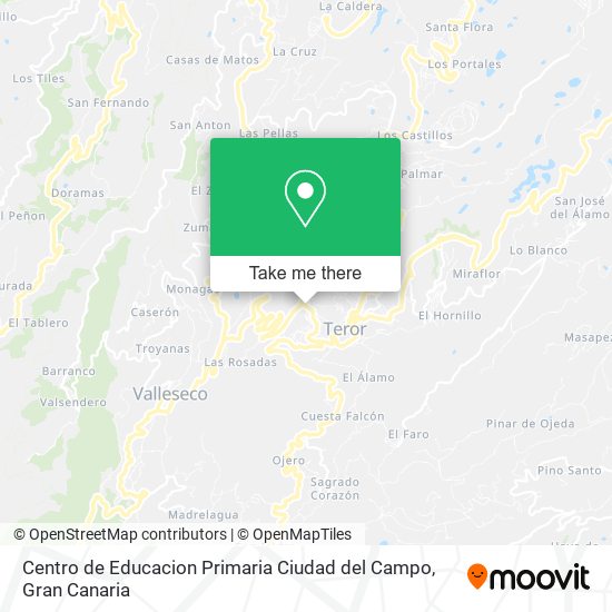 Centro de Educacion Primaria Ciudad del Campo map