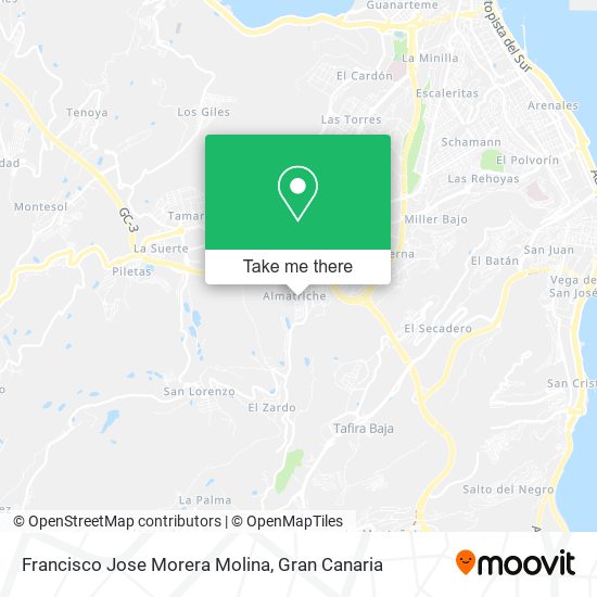 Francisco Jose Morera Molina map