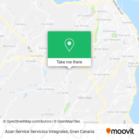 Azan Service Servicios Integrales map