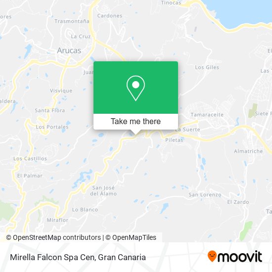 Mirella Falcon Spa Cen map