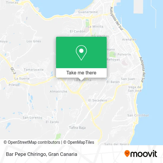 Bar Pepe Chiringo map