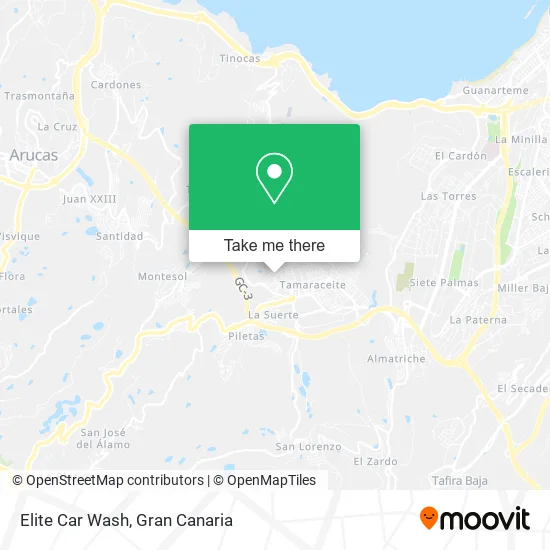 Elite Car Wash map