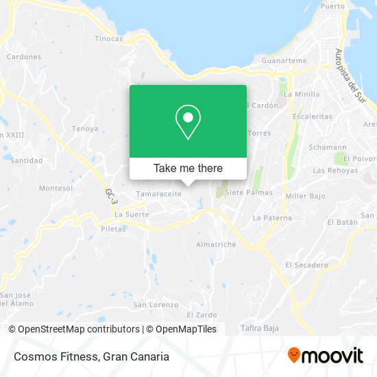 Cosmos Fitness map