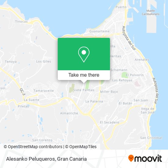 Alesanko Peluqueros map