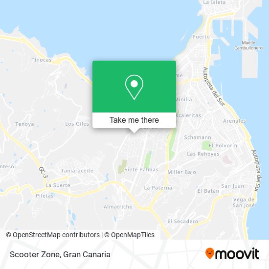 Scooter Zone map