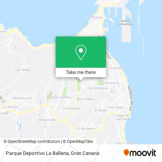 Parque Deportivo La Ballena map