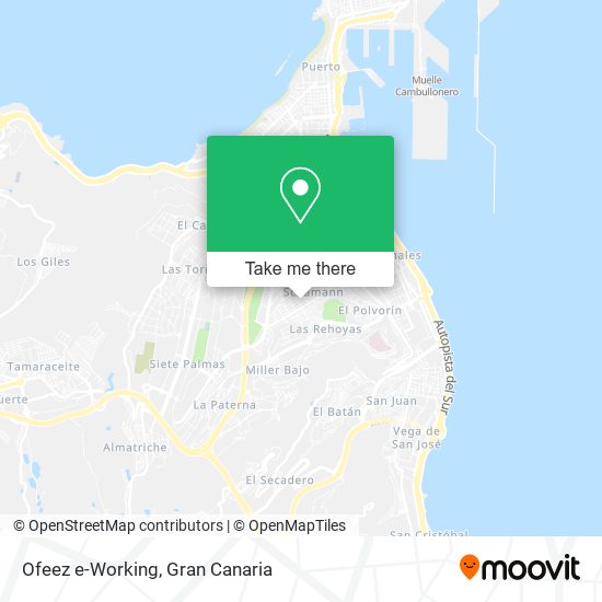 mapa Ofeez e-Working