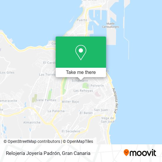 Relojería Joyería Padrón map