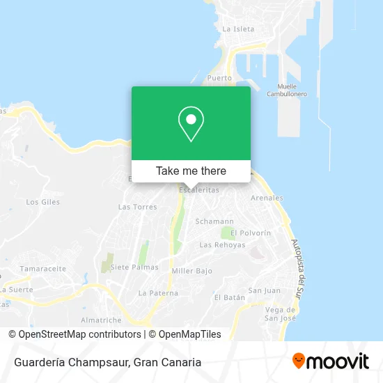 Guardería Champsaur map