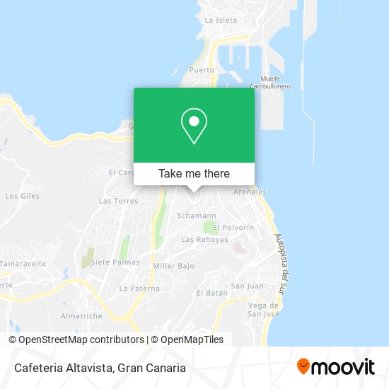 Cafeteria Altavista map