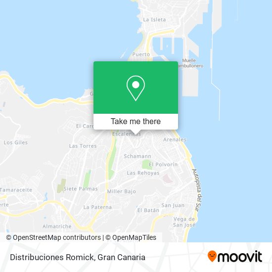 Distribuciones Romick map