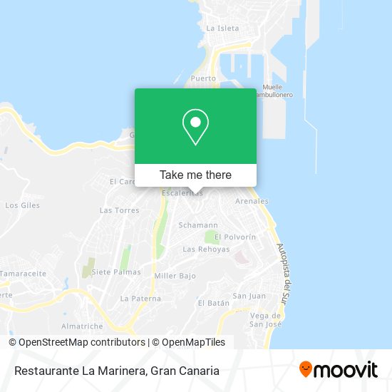 mapa Restaurante La Marinera