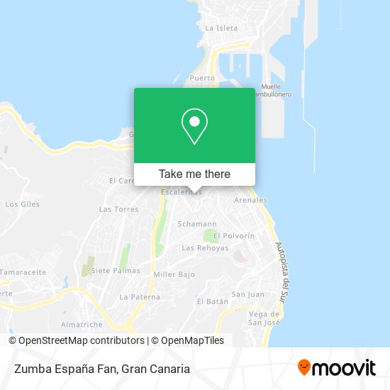 Zumba España Fan map