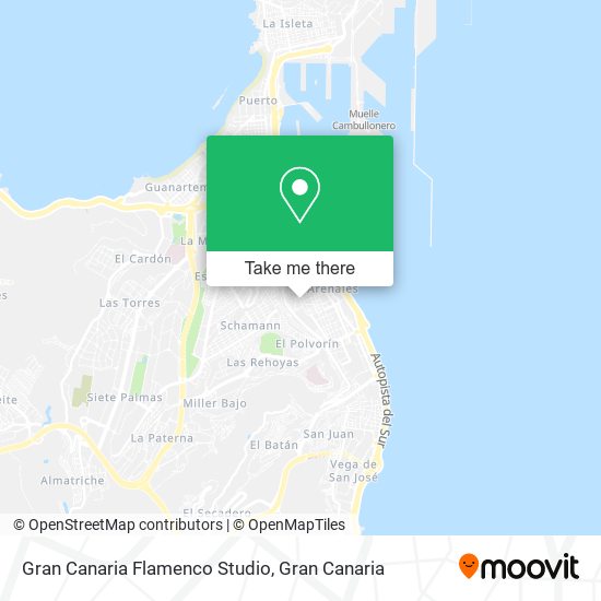 Gran Canaria Flamenco Studio map