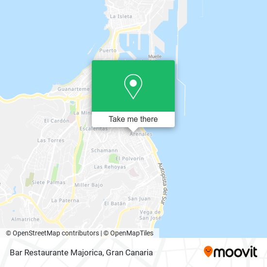Bar Restaurante Majorica map