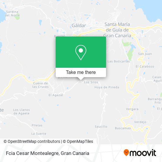 Fcia Cesar Montealegre map