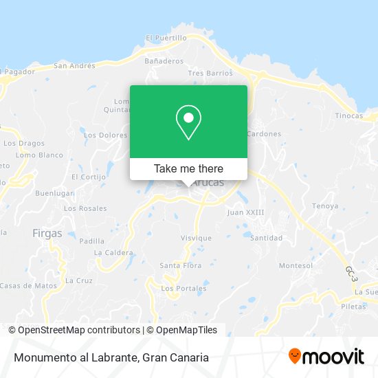 Monumento al Labrante map