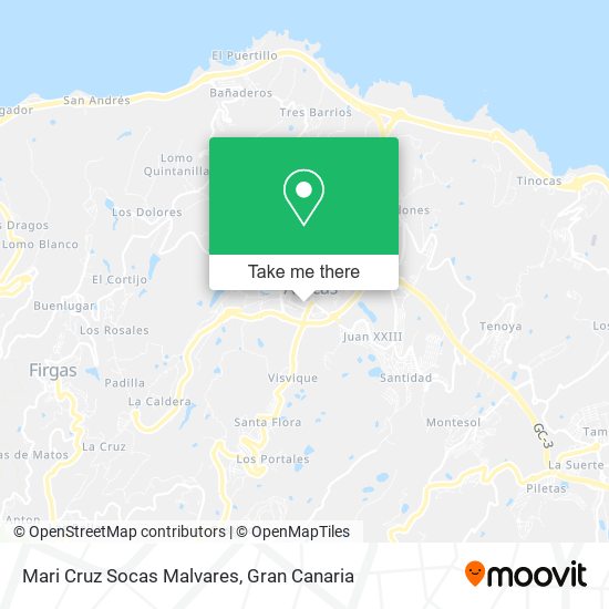 Mari Cruz Socas Malvares map