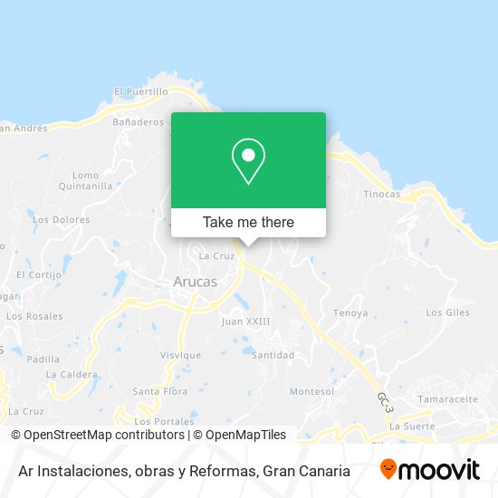 Ar Instalaciones, obras y Reformas map