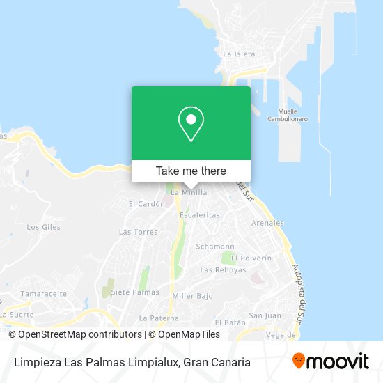 mapa Limpieza Las Palmas Limpialux