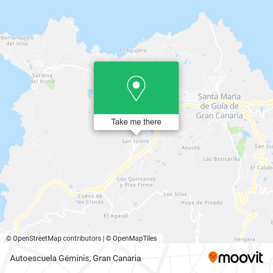 Autoescuela Géminis map