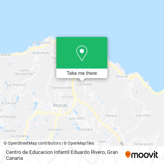 mapa Centro de Educacion Infantil Eduardo Rivero